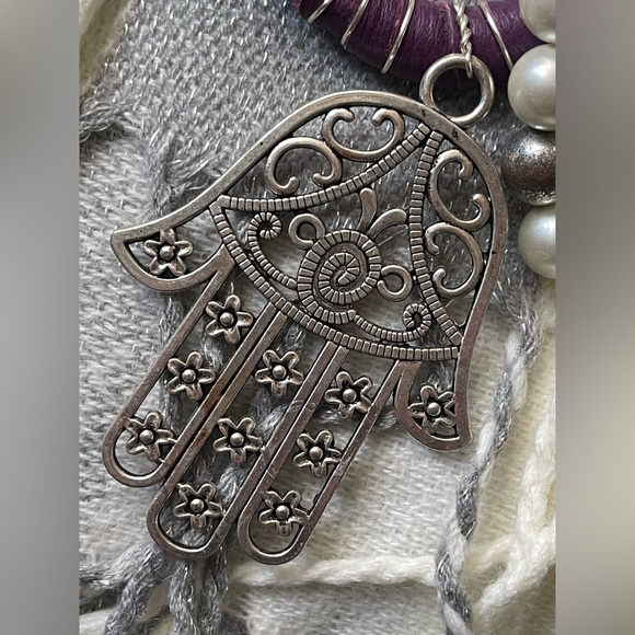 6 Necklaces - Vintage / Designer/ Costume - Lot of 6 Klein, 1946, Hamsa Hand - Picture 11 of 16